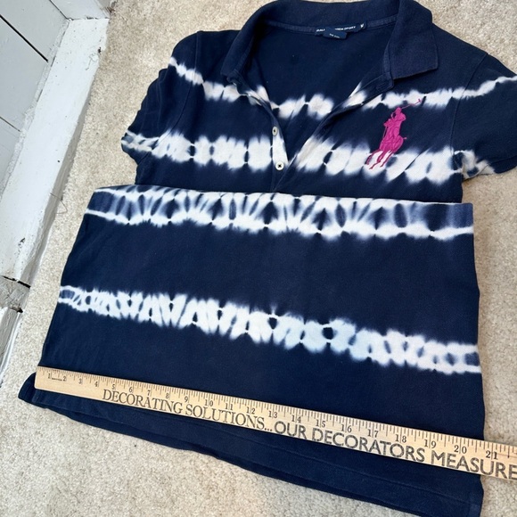 Ralph Lauren Sport Blue Label Logo Dress Color Tie Die Women’s Size M Golf - Picture 8 of 12
